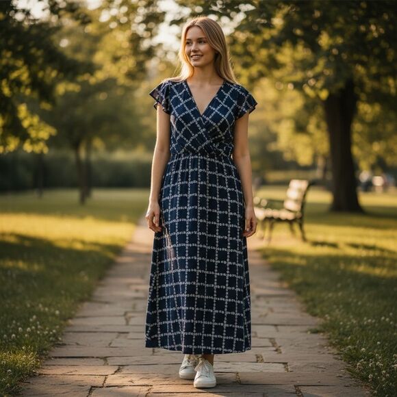 Anthro Midi Dress - Picture 1 of 5